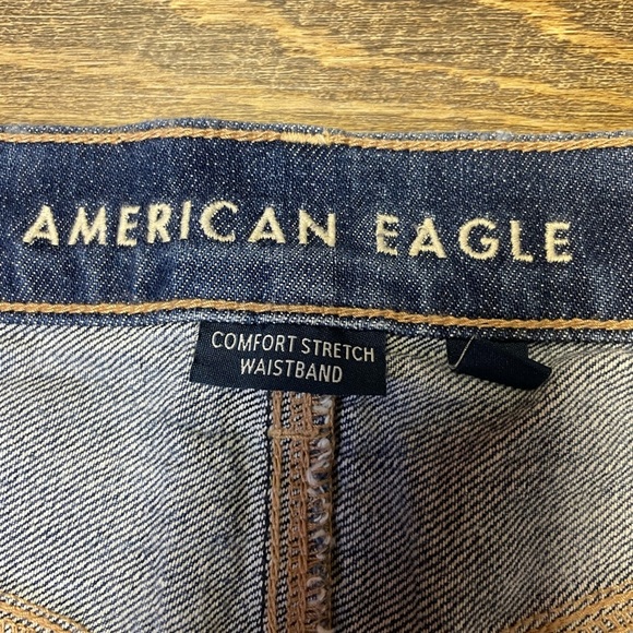 American Eagle Jeans Women's 4 Short Ex-Boyfriend Low Rise Denim Comfort Stretch - Picture 8 of 12